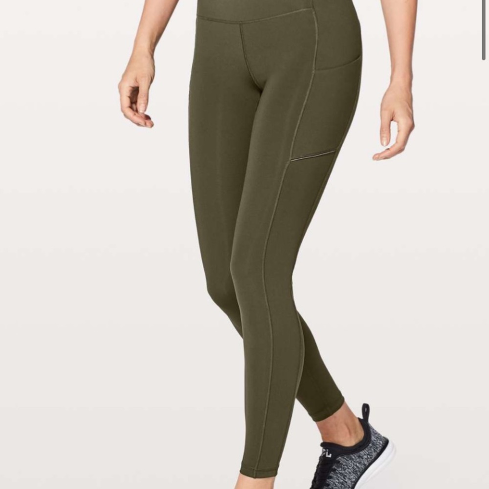 Lululemon Speed Up Tight in Olive